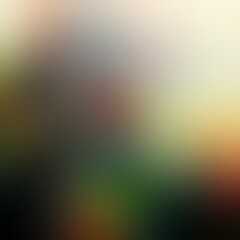 Blur spots of green orange black colors. Abstract soft formless pattern.