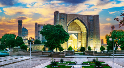 Bibi-Khanym Mosque in Samarkand, Uzbekistan