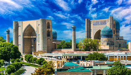 Bibi-Khanym Mosque in Samarkand, Uzbekistan