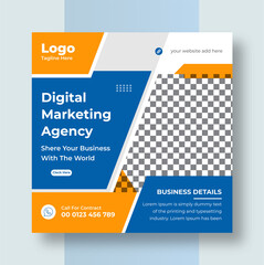 Creative business marketing promotion social media post, Digital web banner design