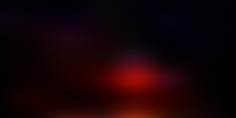 Dark pink, yellow vector abstract blur background.