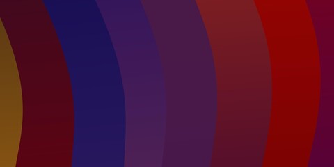 Dark Blue, Red vector backdrop with curves.