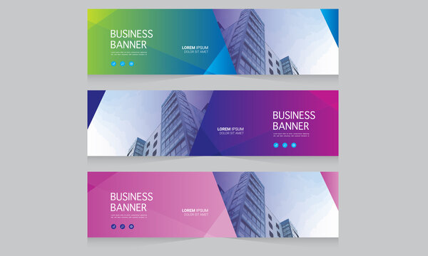professional corporate business banner design
