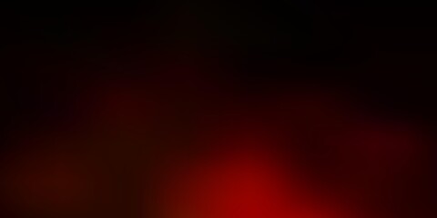 Dark green, yellow vector gradient blur template.