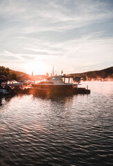 Fototapeta premium sunset over the sea