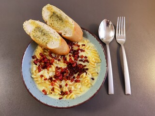 baked potato with cheese