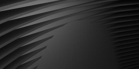 3D illustration Black abstract texture.paper art style can be used in cover design,website backgrounds or advertising.