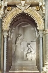 L'annonciation (Basilique Notre-Dame de Fourvière ) - obrazy, fototapety, plakaty