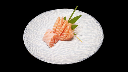 salmon sashimi