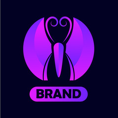 A unique logo for your company. Modern logo. Bright logo