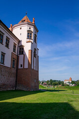 Fototapeta na wymiar Old beautiful medieval castle tower