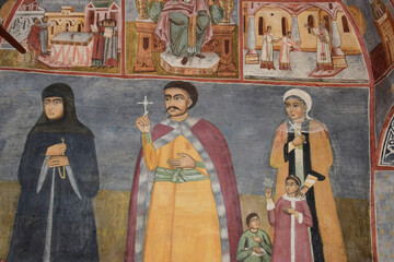The painting of the Polovragi Monastery 11
