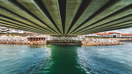 Fototapeta premium courant de mimizan pont