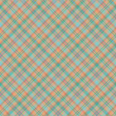 Plaid seamless pattern. Vector background of textile ornament. Flat fabric design.