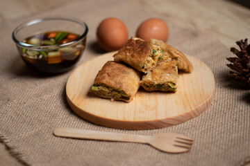 Martabak Telor - Indonesian Savory Crunchy Egg Snack