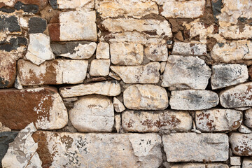 Old Stone Wall Background 