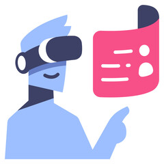 VR Virtual reality icon