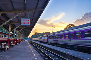 Fototapeta premium train in the station