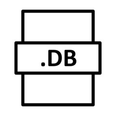 .DB Linear Vector Icon Design