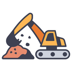 construction pollution icon