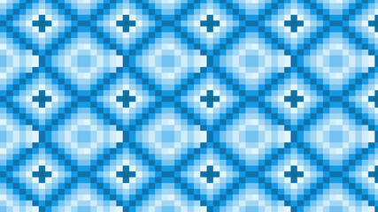 Blue grid pattern arranged in alternating colors