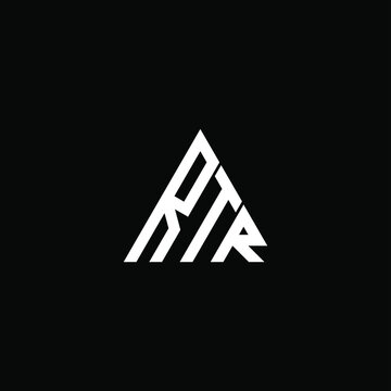 RTR letter logo creative design. RTR unique design
