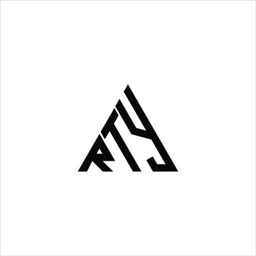 RTY letter logo creative design. RTY unique design
