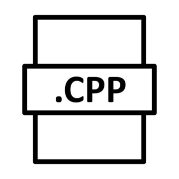 .CPP Linear Vector Icon Design