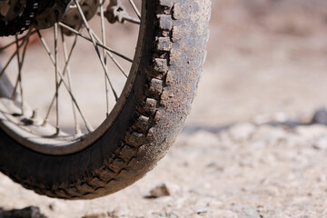 a motorcycle tire that is already thin in the middle will be dangerous and cause leaks, tire bursts and others