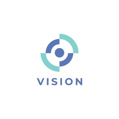 Vision logo design illustration vector template