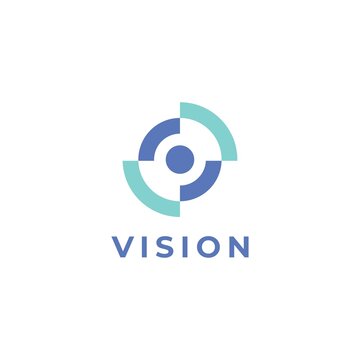 Vision logo design illustration vector template