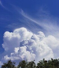 Obraz premium blue sky and clouds