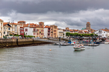 Saint-Jean-de-Luz Harbour, Pyrénées-Atlantiques, Basque Country, France