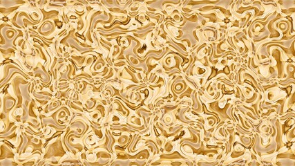 Abstract Pattern Background, White Brown Symmetrical Complex Messy Shapes , Gray Background, 3D Illustration