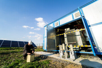 Execution of electrical measuring works on the power transformer