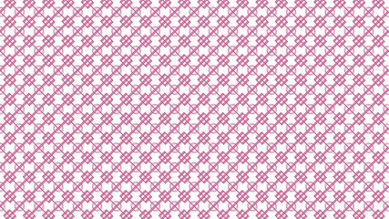 Abstract Pattern Background, Pink Purple Symmetrical Squares and Circles, White Background, 3D Illustration