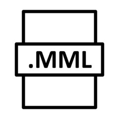 .MML Linear Vector Icon Design