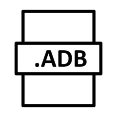 .ADB Linear Vector Icon Design