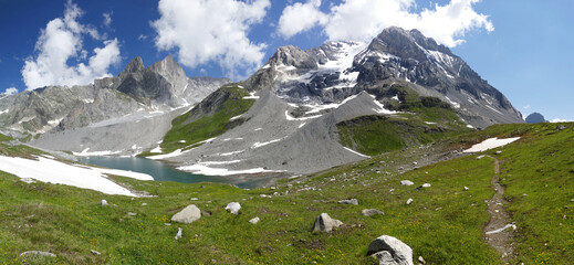 Randonn Col Vanoise  Panoramique