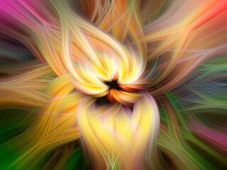 Obraz na płótnie Canvas abstract fractal flower