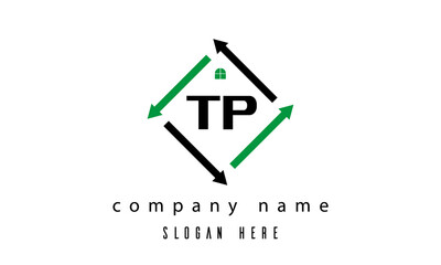 TP creative real estate letter logo