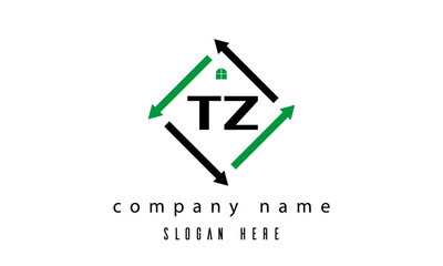 TZ creative real estate letter logo