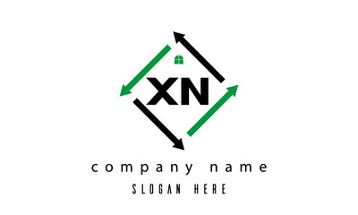 XN creative real estate letter logo