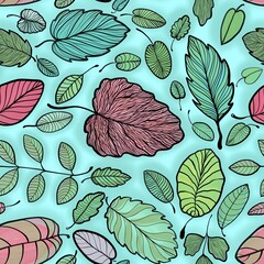 autumn leaves pattern