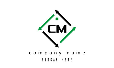 CM creative real estate latter logo