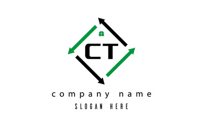 CT creative real estate latter logo