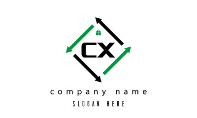 CX creative real estate latter logo