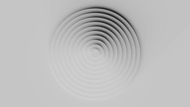 Circular shadow motion. Minimal 3d shape.