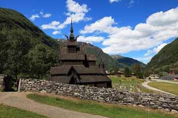Heddal Stave Church (Heddal stavkirke) - wooden church, Norway