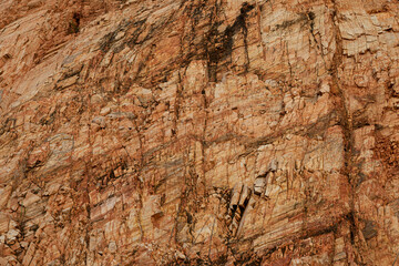 The surface of the soil and the rocks of the mountains were destroyed by industrialization